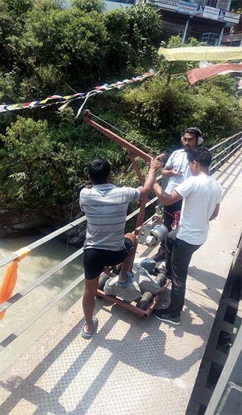 You are currently viewing Staff gauge installation and One-time Discharge Measurement for Upper Modi Hydroelectric Project.