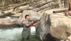 Read more about the article Discharge measurement of Dobhan Khola Hydropower Project